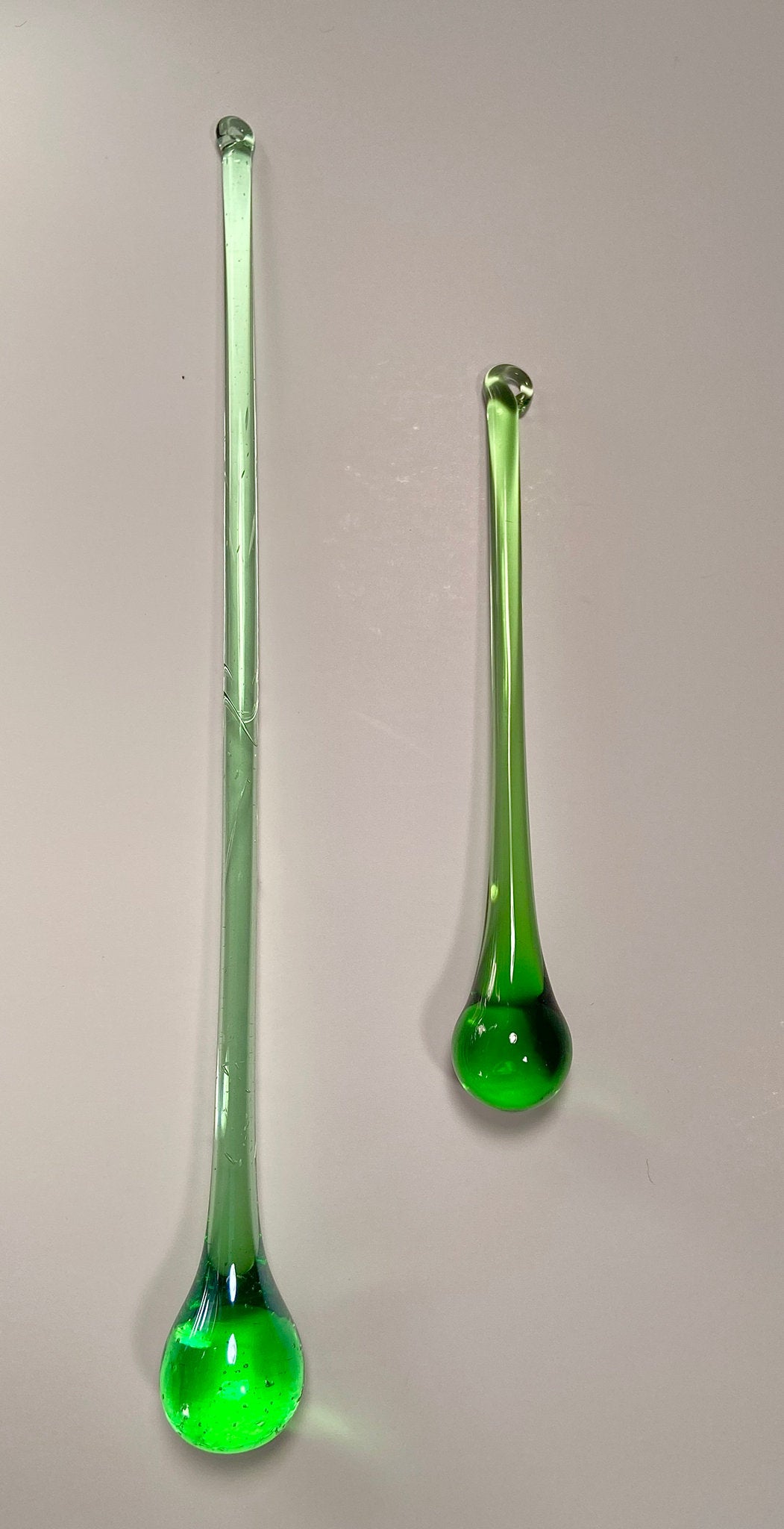 Light Green Glass Drop