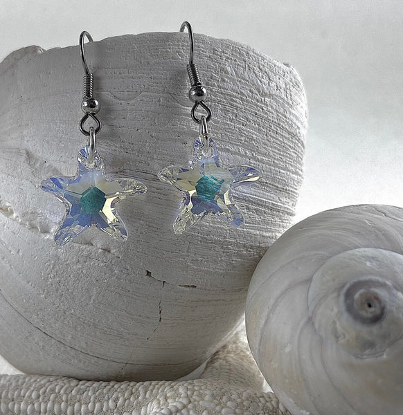 Swarovski Starfish Pendant with Earrings (Set)